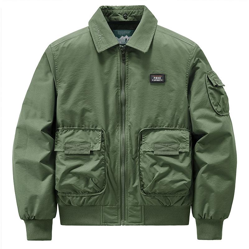 

Зимняя мужская куртка с несколькими карманами, утолщенная мужская куртка, куртка больших размеров для мужчин 5XL