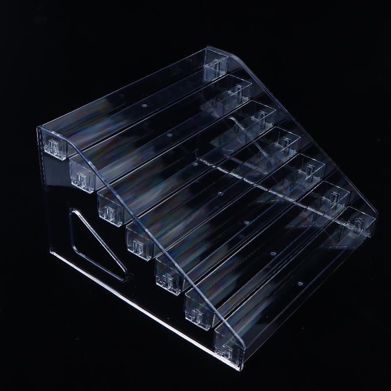 1 Set Lippenstift-Organizer 3/4/5/6/7 Schichten Erhöhte Kosmetik-Aufbewahrungs-Organizer Nagellack-Parfüm-Display-Ständer