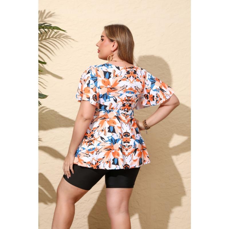 Damski Seksowny Strój Kąpielowy z Wysokim Stanem Damski Strój Kąpielowy w Dużym Rozmiarze Strój Kąpielowy na Plażę Nadmorski Bikini