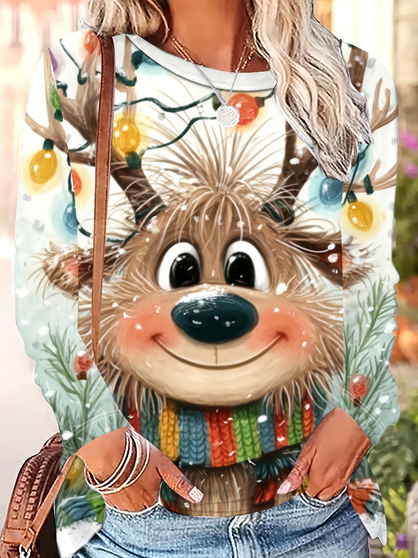 

Женская элегантная футболка с длинным рукавом с принтом рождественской елки - черно-белый дизайн со снежинками и золотым праздничным узором XL