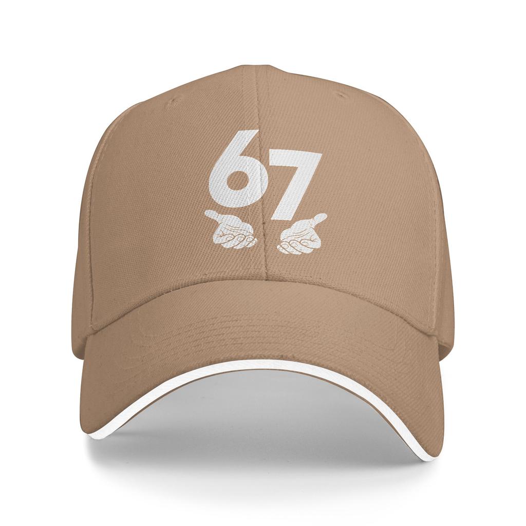 Hands Meme Number 67 Funny Baseball Cap  Women Men Print Trucker Hat Summer Vintage Hunting Camping High Quality Baseball Caps