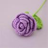 Handmade Knitted Rose , Knitted Crochet Bouquet Decoration, Table Decoration Holiday Gift B