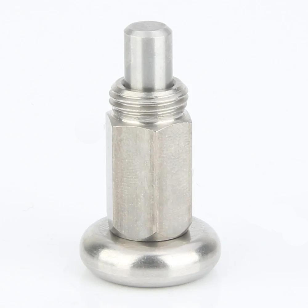 Zinc-Plated All Steel Self-locking/Return Type Index Bolt Spring Plungers Indexing Locating Pins Without Nut