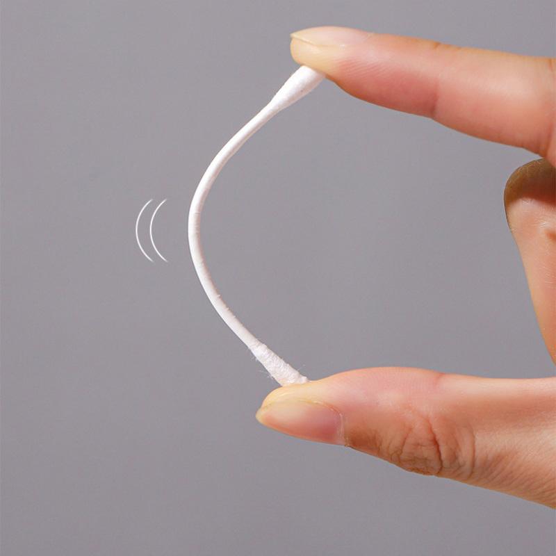 200 Pcs Baby Swabs Baby Double-Ended Ultra-Fine Cleaning Swabs For Delicate Ears - Soft And Safe For Newborns And Toddlers
