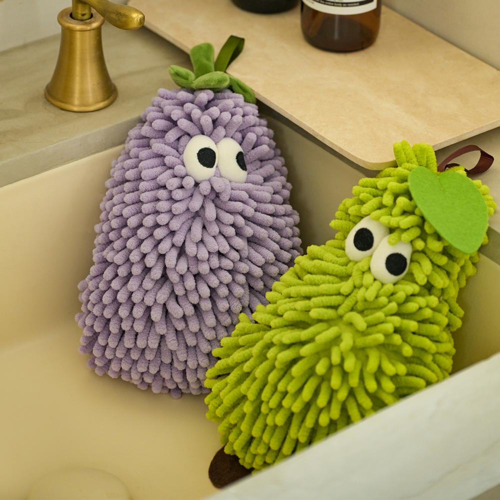 Quick Drying Hand Towel Soft Hand Towel Soft Chenille Hand Towel Set Absorbent Microfiber Towels for Bathroom Quick Drying Fruit