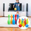 Kids Bowling Set Family Indoor Ball Party Game Sports Toys Balls Pins Bowling Toy Plastic Funny Bowling Set Children Game TMZ
