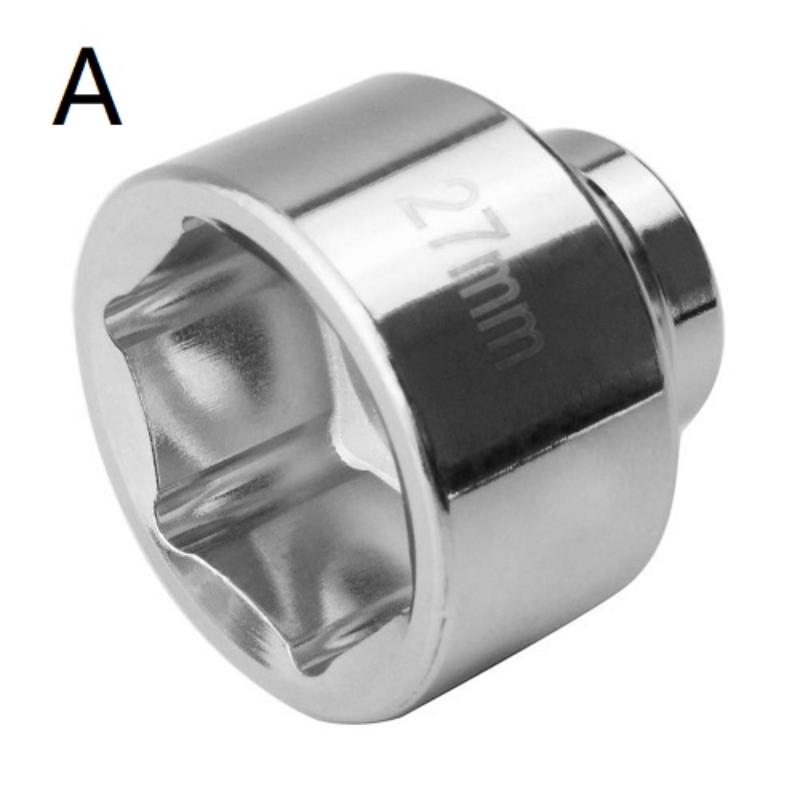 

Oil Filter Socket Wrench Low Profile Oil Filter Wrench For 27Mm Replace Car Accessories Removal Tool A
