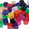 16MM Bunte Acryl-Rohlinge Würfel für Klassenzimmer Brettspiele, DIY Aufkleber, Mathe Zählunterricht,
