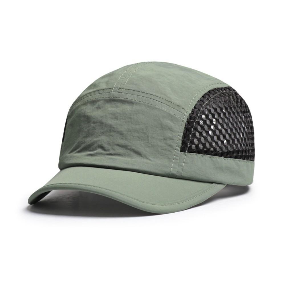 Fashion Thin Baseball Cap Breathable Japanese Style Sun Hat Short Brim Mesh Sport Cap Spring