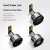 Smart Fingerprint Cabinet Lock for Drawers, Office Desk, Wardrobe, Shoe Cabinet, and Bedside Table
