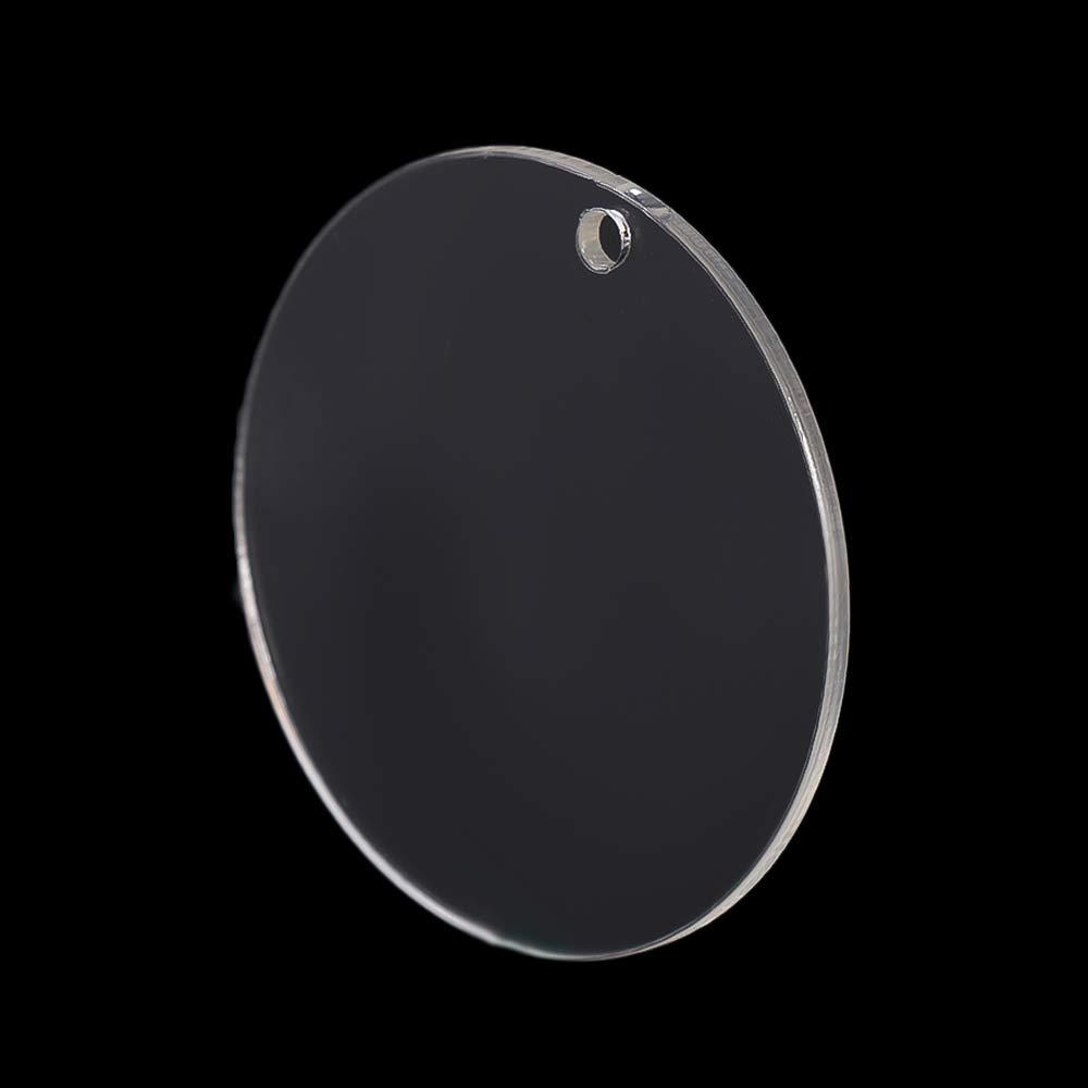 Pendants Discs Circles Keychain Blanks Discs Keyrings Acrylic Blank Keychain Acrylic Clear Circle