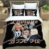 Singer AVRIL LAVIGNE Printed Bedding Sets Exquisite Bed Supplies Set Duvet Cover Bed Comforter Set Bedding Luxury Birthday Gift