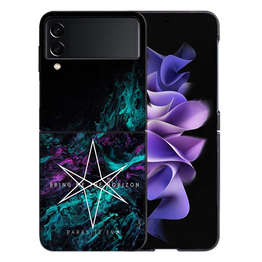 

B-BringS Me The HorizonS Bmth Чехол Для Samsung Z Flip7 6 Galaxy Чехол Ударопрочный Z Flip5 Z Flip3 4 5G Жесткий Чехол для Телефона TPU PC H Galaxy Z Flip 4 5G