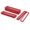 PATIKIL Pen Gift Empty Pen Cardboard Cases with Clear Pen Display Boxes for Ballpoint Red Boxes, 4-Pack Cases, Window, Pencils, Pens, Jewelry,