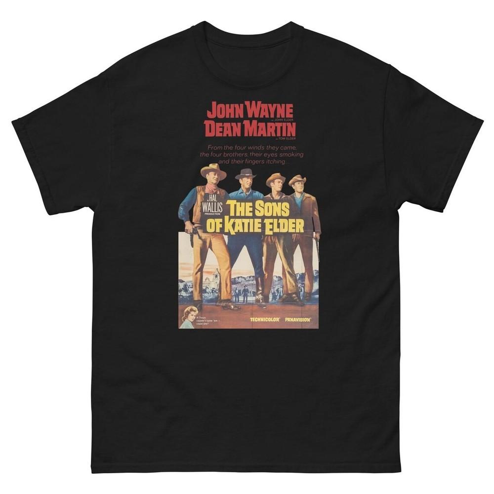 

Classic Western 60s Cowboy Movie Graphic Retro Gunslinger Artwork West Film Tee Unisex T-Shirt XXXXL