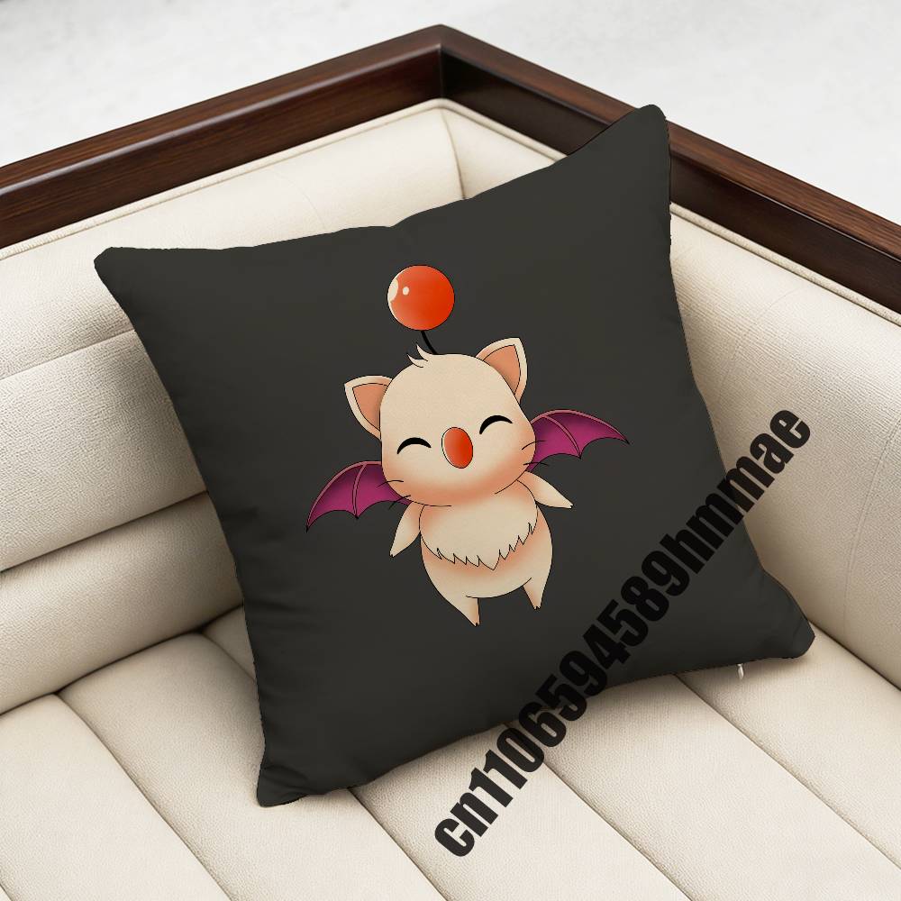 For M-Moogle C-Chocobo V-Vivi Throw Pillow Case Sham 45X45Cm 35X35Cm Square Bedroom Pillowcase Cushion Cover