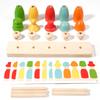 Wooden Childrens Educational Toy With Color And Expression Matching For Early Learning