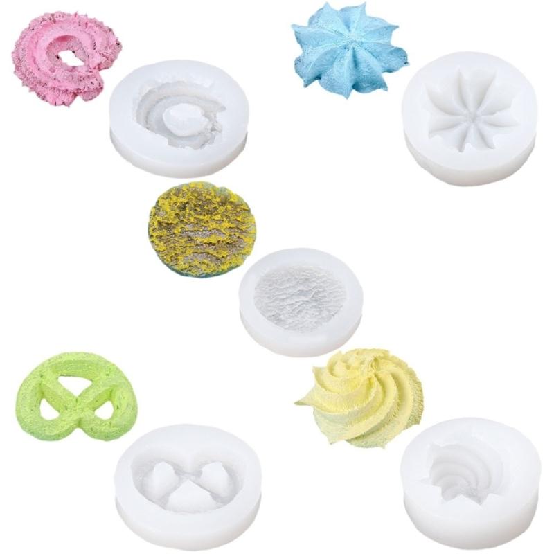 3D Various Cookie Silicone Flexible Food Grade Mould Clay Resin Ceramics Candy Fondant Candy Chocolate Soap Mould