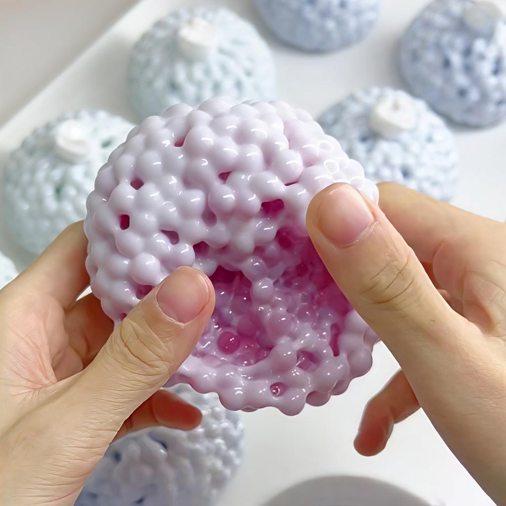 Glitter Dumpling Squishy with Box Dumplings Sensory Squeeze Toy for Stress Relief ASMR Children Adult Birthday Gifts Party Favor