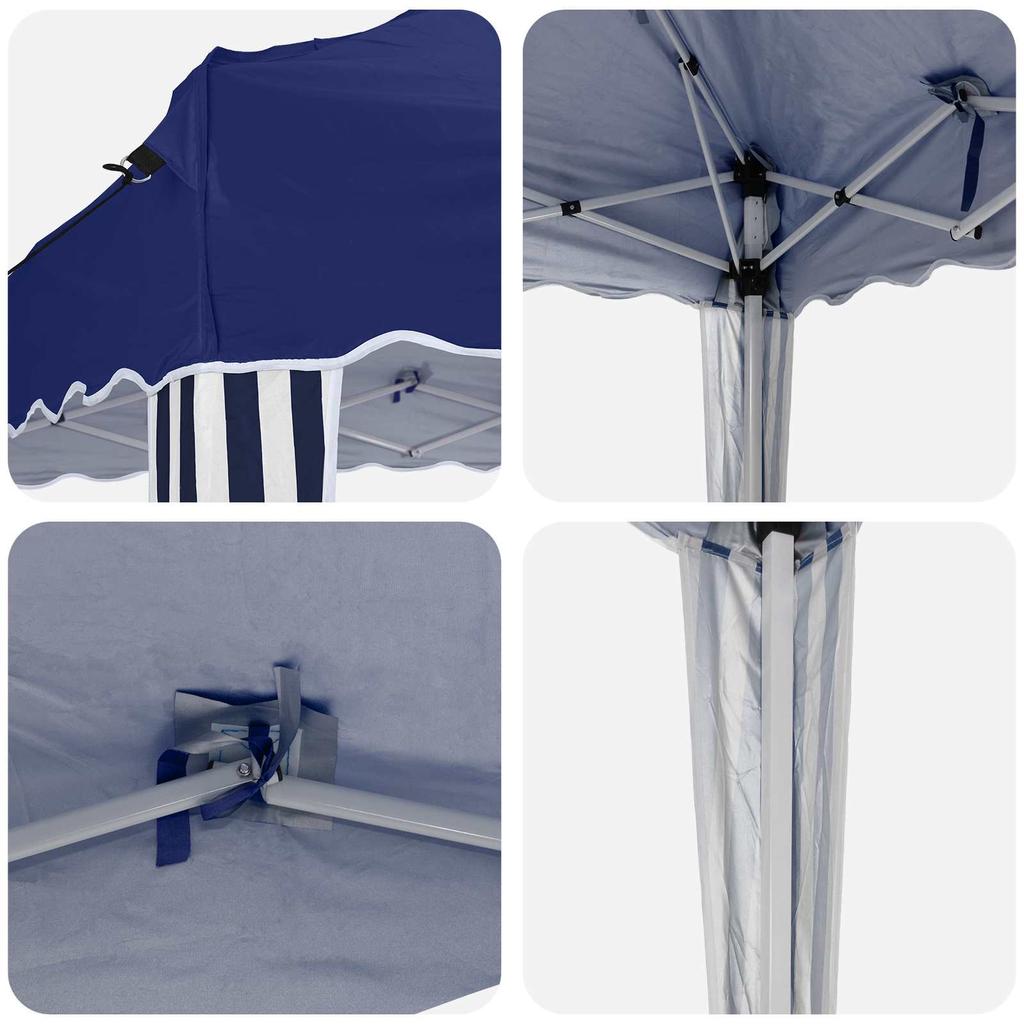Pop up Party Tent 575 x 290 x 245 cm Blue