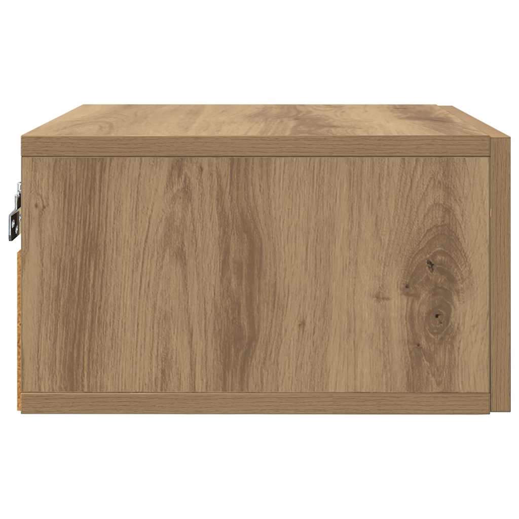 Artisan Oak Nightstand 35 x 35 x 20 cm Particleboard