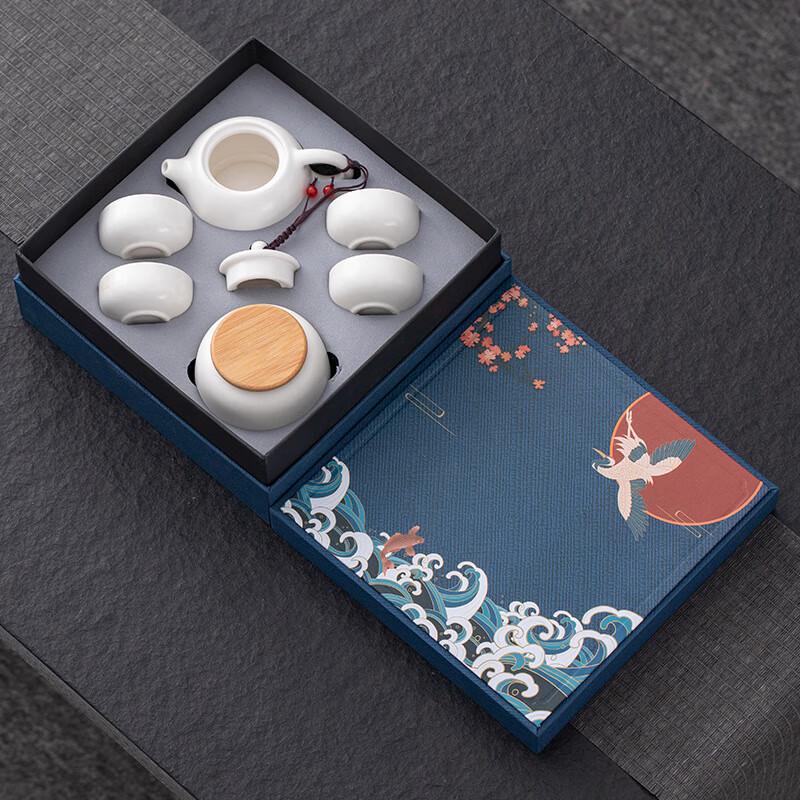 Minimalist Ceramic Kung Fu Tea Set