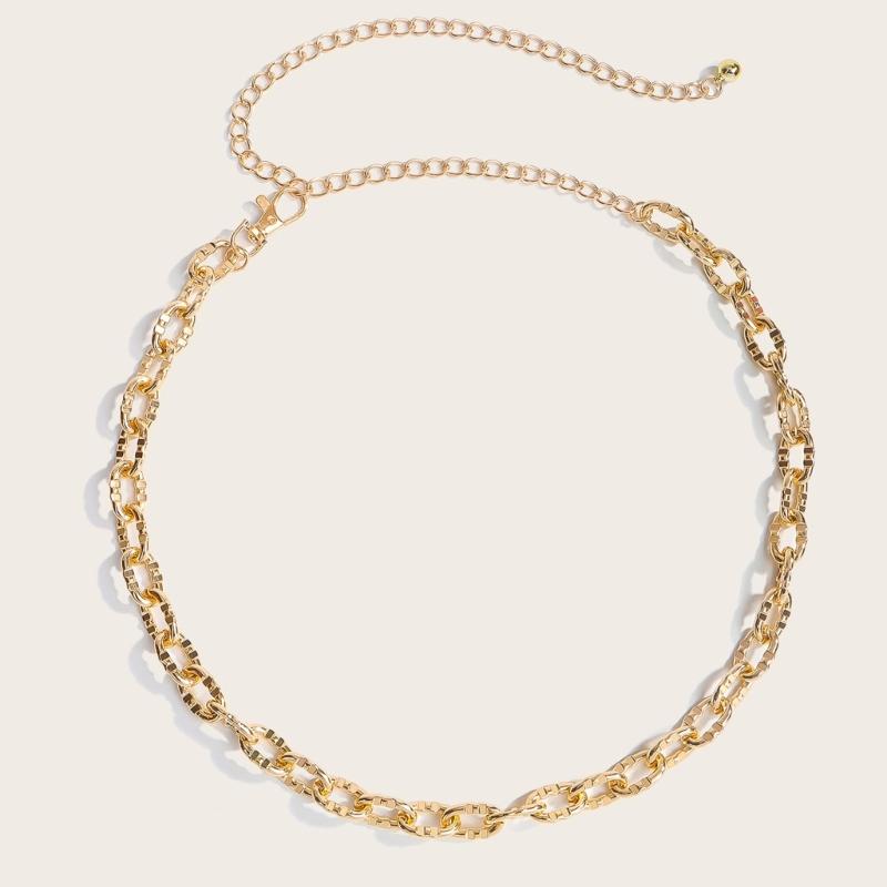 Multifunctional Metal Chain Belt Adapts To Different Outfits For Effortless Styling In Daily Life Various Occasion