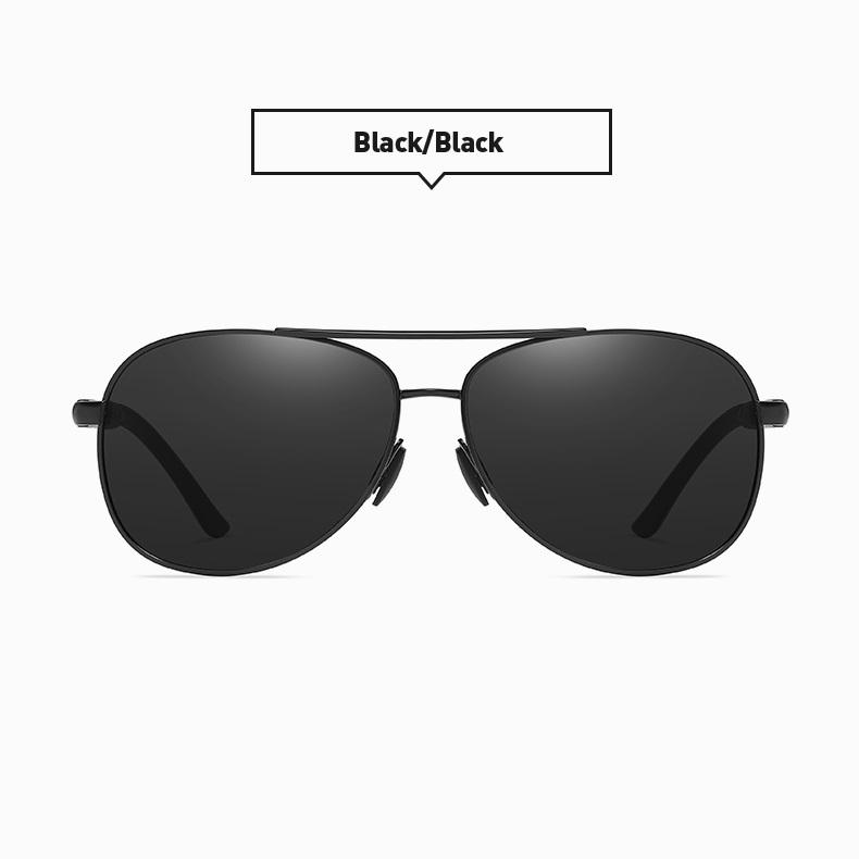 AORON Metal Frame Polarized Sunglasses for Men Classic Brand Design Anti Glare UV400 Fishing Driving Sport Photochromic Glasses