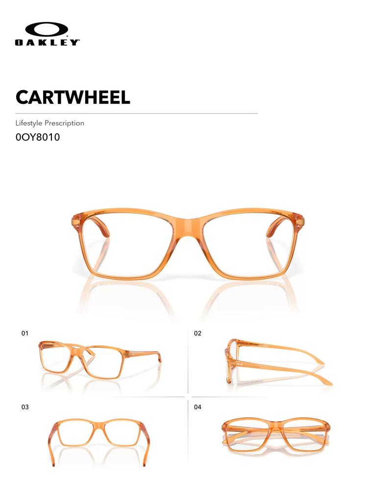 Oakley CARTWHEEL simple children's myopia optical glasses frame 0OY8010