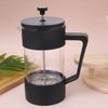 French Press 600ML Hohes Borosilikatglas Haus Kaffeebereiter Milchschaumformer Kaffeezubehör Cafébedarf