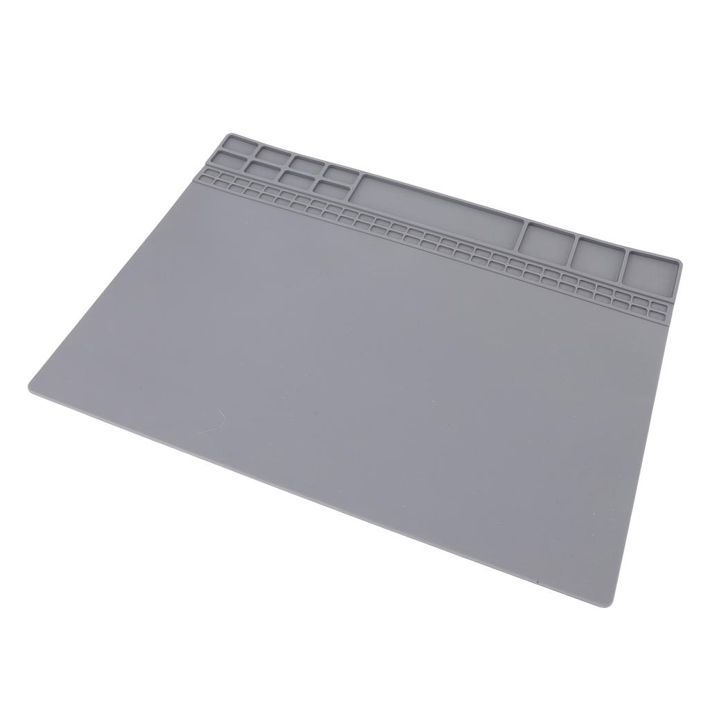 Heat Insulation Silicone Work Mat Multifunctional Non Slip 932 Degrees F High Temperature Proof Repair Work Mat for