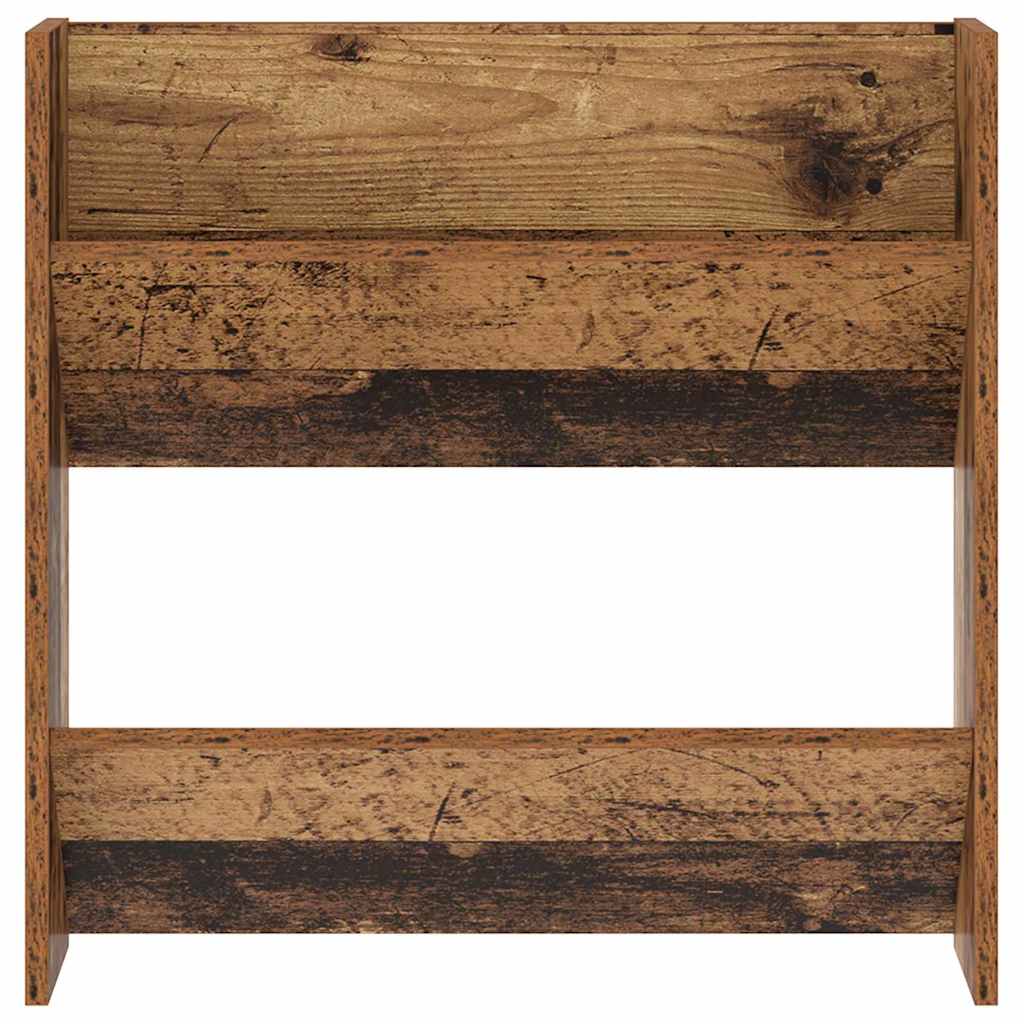 Shoe Cabinet with Shelf Rustic Wood Look 60 x 18 x 60 cm Engineered Wood