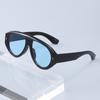 European and American large frame arrow mark pilot sunglasses retro ins Internet celebrity glasses fashion street shot plain sunglasses