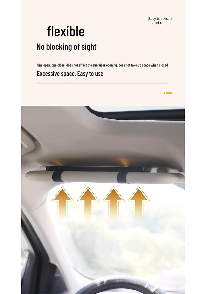 Rechargeable LED Car Makeup Mirror with 5x Magnification
