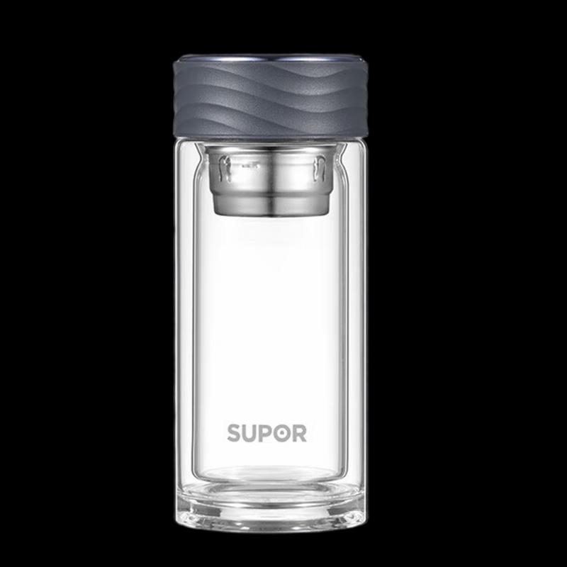 SUPOR 230ml Double-Layer Glass Tea & Office Cup