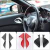 Für Nissan 370Z 2009- ABS Kohlefaser-Muster Vordere innere dreieckige Säule Dekorationsaufkleber Auto A-Säulen-Dekoration,