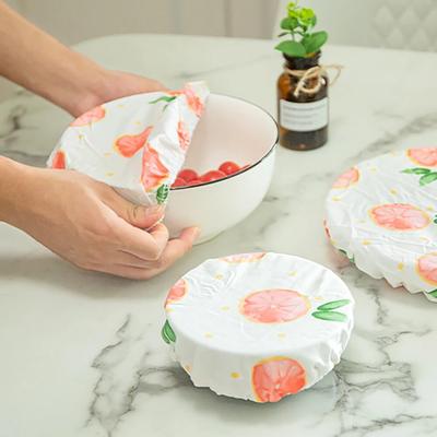 3 pezzi coperchi elasticizzati in cotone riutilizzabili coperchi avvolgenti per ciotole per mantenere freschi coperchi per ciotole sigillati accessori per pentole da cucina per la casa
