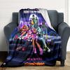 1Pc Monster High Starry Night Blanket For Couch Bed Plush Cozy Fuzzy Blanket Super Soft Warm Blankets For Fall And Winter 091828