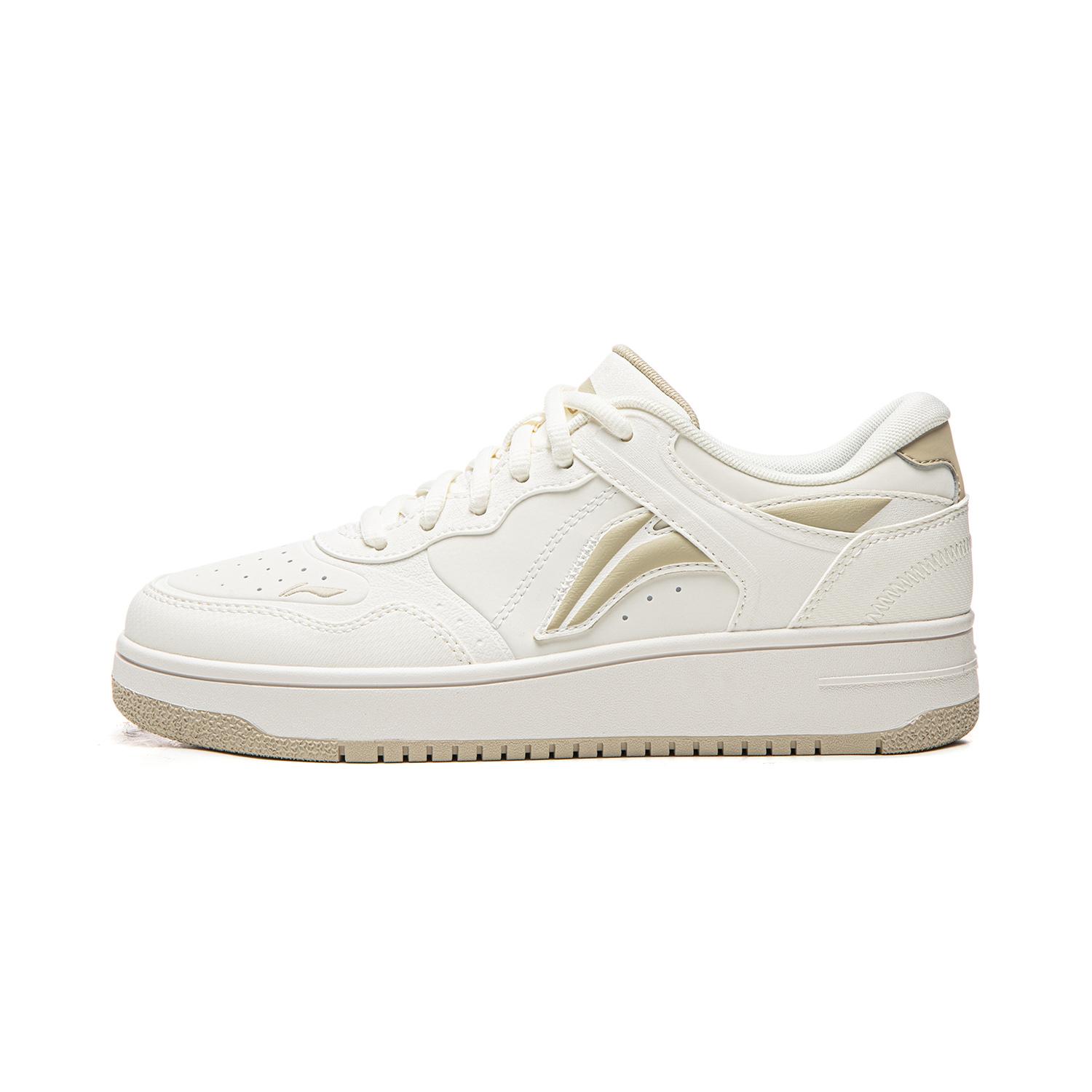 

Li Ning Tianji Slip Resistant Cushioning Abrasion Resistant Height Increasing Low top Skateboard Shoes Women s AGCW066-5 36