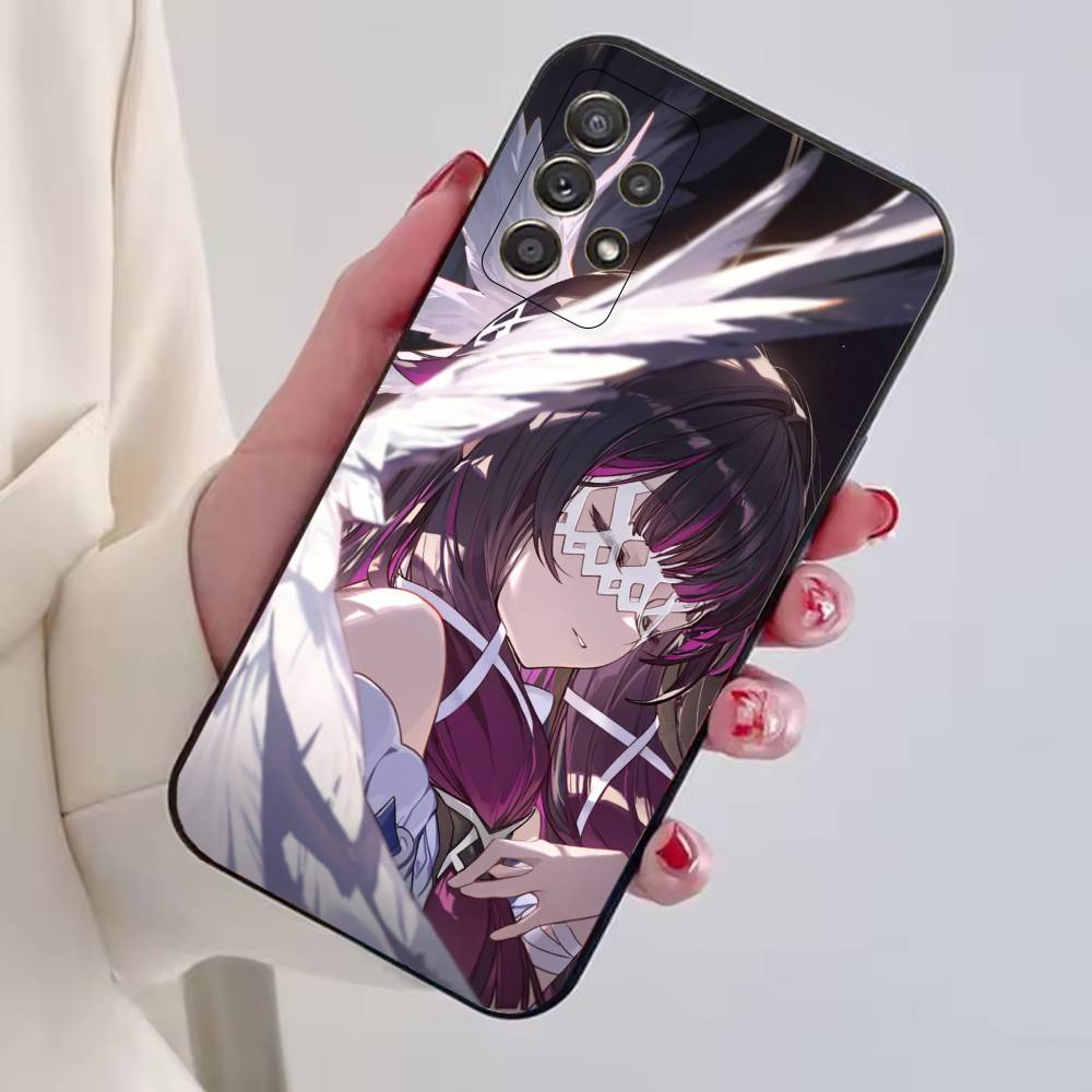 Genshin Impact Damselette Columbina Phone Case For Samsung S25,S24,S21,S22,S23,S30,Ultra,S20,Plus,Fe,Soft Silicone Black Cover