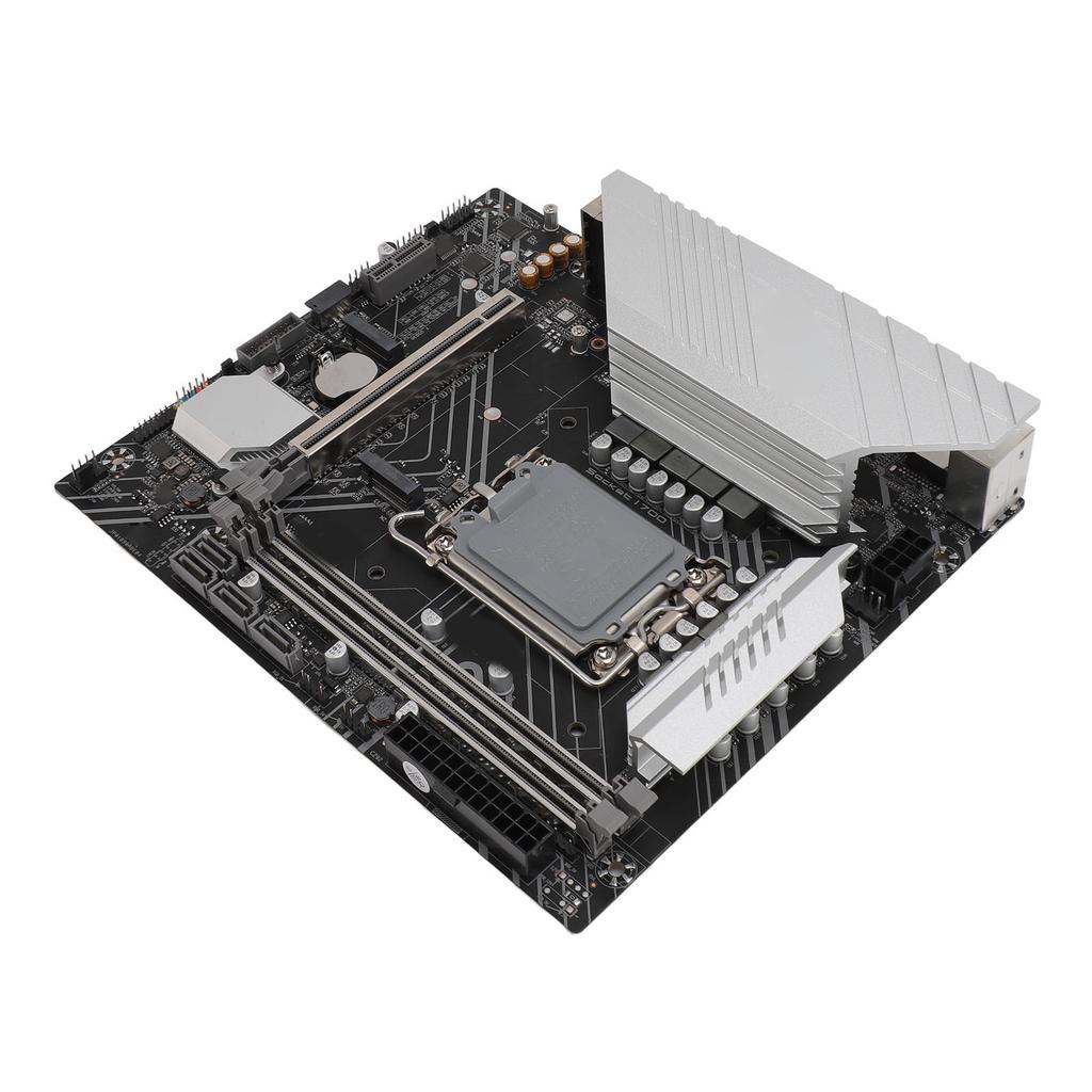 B760M K DDR4 Motherboard LGA1700 for Intel GEN12 13 Series MATX Mainboard with PCIe 4.0 M.2 Slot SATA3.0 USB 3.0 Aura