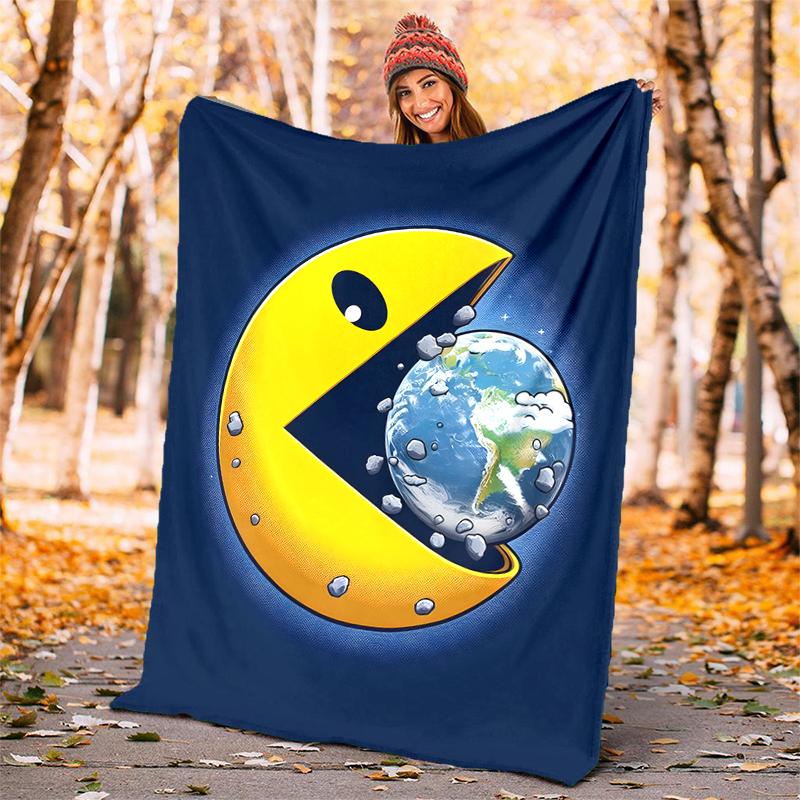 Pixel-Spiel Flanelldecke Weich Warm Ganzjahres-Überwurf, Design für Camping, Autoreisen, Wandern Sofa, Bett, Büro Perfektes Geschenk für Partys