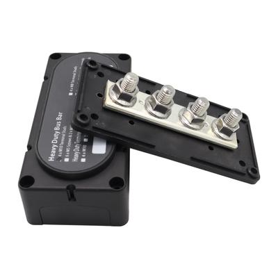M10 4 Stud Power Distribution Block Busbar 300a 48v Terminal Line Junction Box Bus Bar For Vehicle Ship