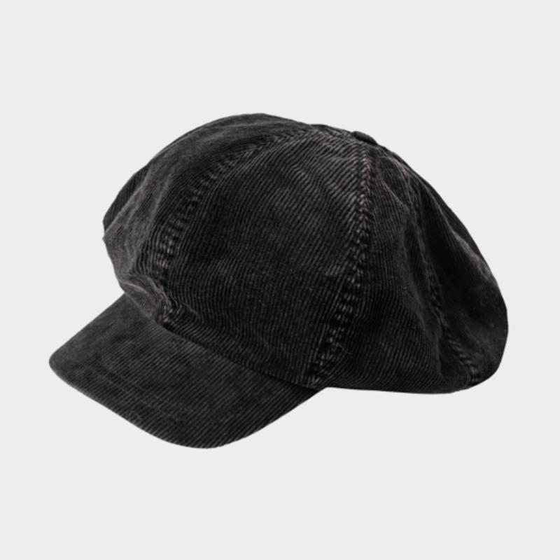 

LOOKING4U CARA PARK Вельветовая кепка газетчика C3 Черная C3 Black