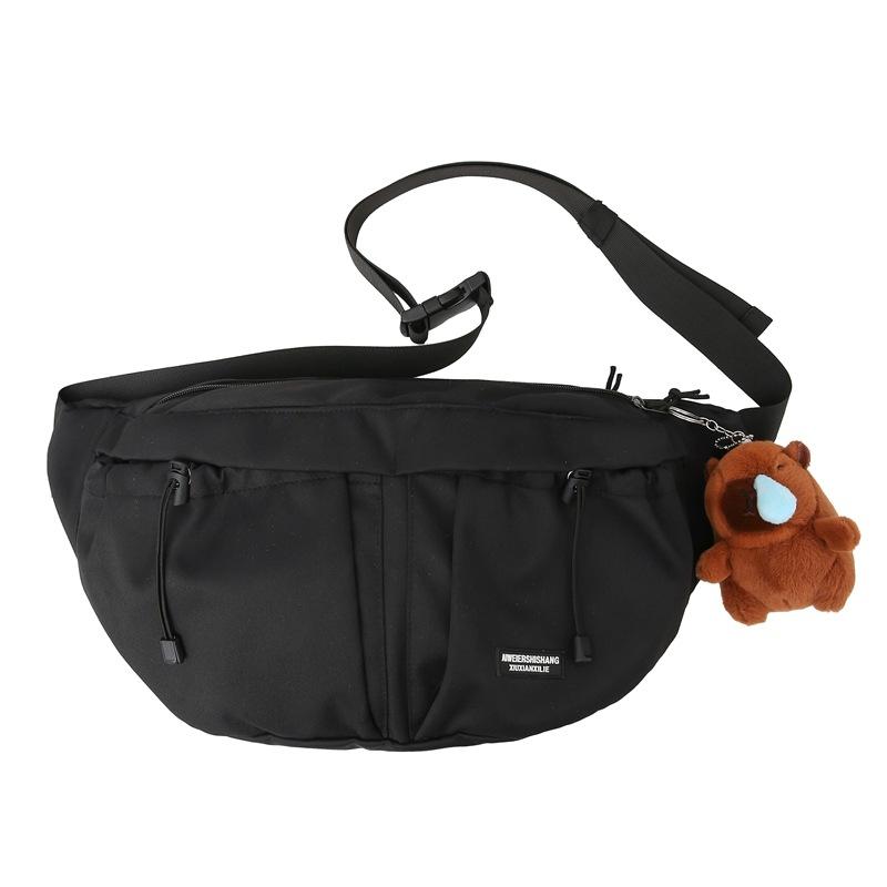 Crossbody-veske Sportsveske for menn med stor kapasitet brystveske for kvinner