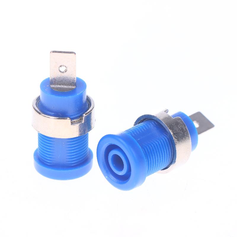 

10Pcs 4mm Banana Plug Connectors Panel Mount Socket Binding Post Adapters Ten For 4mm Banana Female Jack