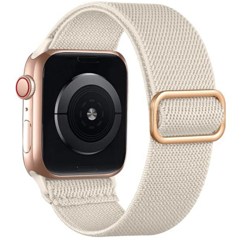 Плетеный нейлоновый ремешок для Apple Smart Watch с регулируемой скользящей пряжкой для всех серий 38mm/40mm/41mm with package