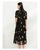 Jiuzi Anna Kou Elegant Temperament Commuting Storm Point Collection Waist Dress Two Piece Set for Women 2025 Summer New Style