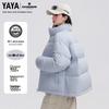 YAYA Snowflake Series Women's Short Stand-Collar Puffer Jacket