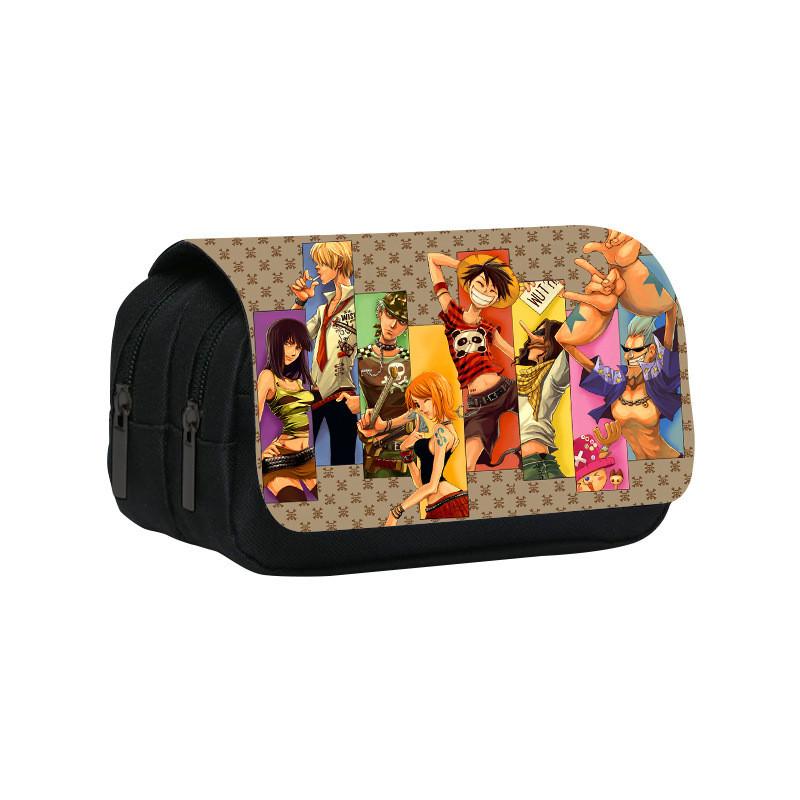 One Piece Student Double Layer Pen Case With Large Capacity For School Organization